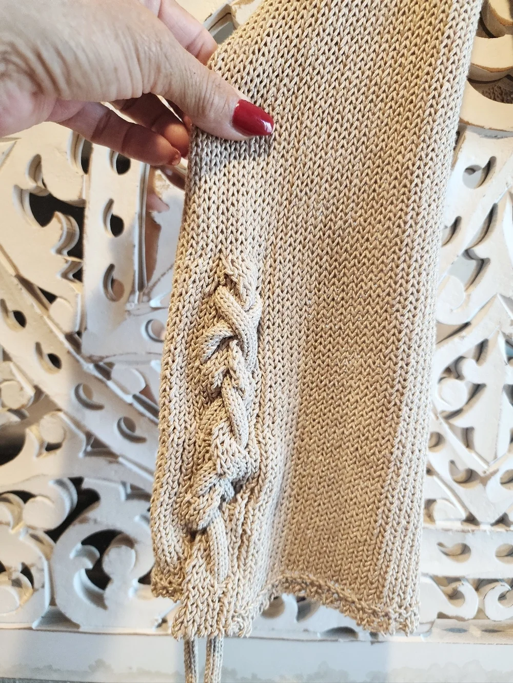 ZARA KNIT LONG FLARED SLEEVE BACKLESS CROPPED SWEATER SIZE SMALL